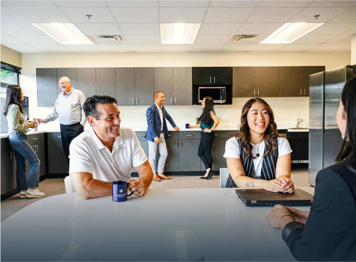 Members at a BrightWorks Coworking space