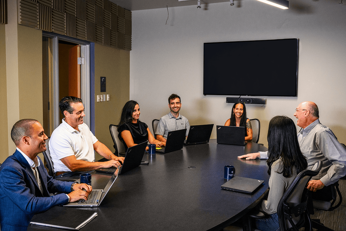 Members in a BrightWorks training room
