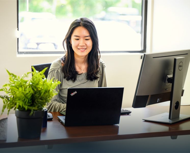 Woman-Working-at-Desk